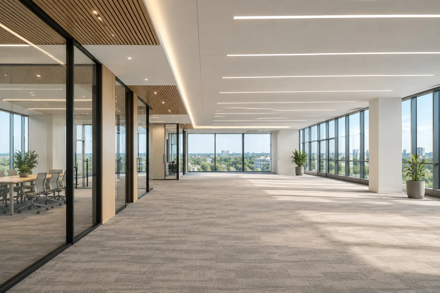 Generic commercial office lighting